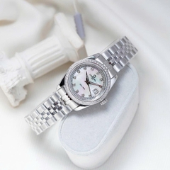 ĐỒNG HỒ NỮ CARNIVAL QUARTZ XÀ CỪ TRẮNG 8131L2-VT-TK