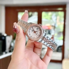 ĐỒNG HỒ NỮ CARNIVAL QUARTZ XÀ CỪ TRẮNG 8131L2-CH-TK