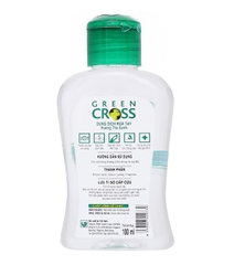 Nước rửa tay Green Cross hương trà xanh kháng khuẩn chai 100ml