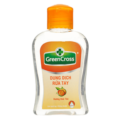 Dung dịch rửa tay Green Cross hương dưa táo kháng khuẩn chai 100ml