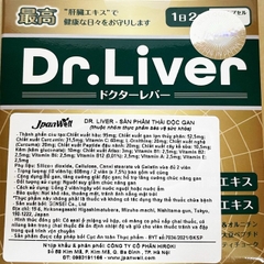Viên uống Dr. Liver Jpanwell bổ gan, tăng cường giải độc gan (60 viên)
