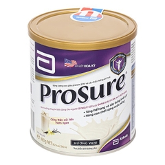 Sữa bột Prosure bổ sung dinh dưỡng cho người sụt cân do bệnh hương vani lon 380g