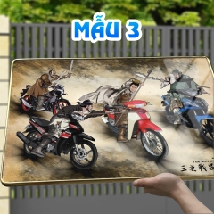 Tranh Tráng Gương TAM ANH CHIẾN LỮ BỐ chế hài hước CAO CẤP - MẪU 3