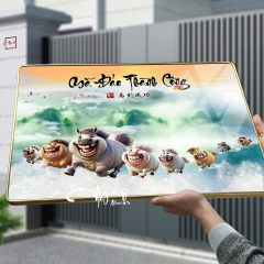 Tranh Tráng Gương MÃ ĐÁO THÀNH CÔNG - MÃI DELL THÀNH CÔNG - KHÁ MÃ chế hài hước CAO CẤP - MẪU 12