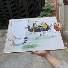 Tranh Tráng Gương MÃ ĐÁO THÀNH CÔNG - MÃI DELL THÀNH CÔNG chế hài hước CAO CẤP - MẪU 1