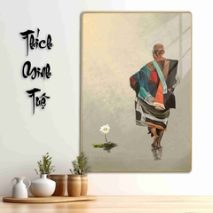Tranh Tráng Gương SƯ THẦY THÍCH MINH TUỆ bo viền CAO CẤP