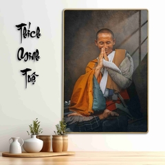 Tranh Tráng Gương SƯ THẦY THÍCH MINH TUỆ bo viền CAO CẤP