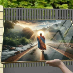 Tranh Tráng Gương SƯ THẦY THÍCH MINH TUỆ bo viền CAO CẤP