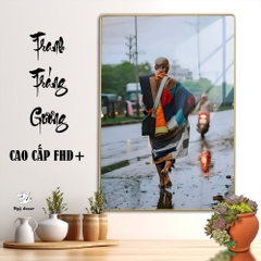 Tranh Tráng Gương SƯ THẦY THÍCH MINH TUỆ bo viền CAO CẤP