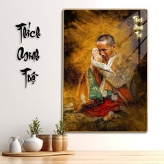 Tranh Tráng Gương SƯ THẦY THÍCH MINH TUỆ bo viền CAO CẤP