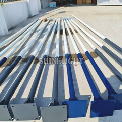 Trụ đèn năng lượng mặt trời mạ kẽm sơn epoxy [SL-TD02] 3m/4m/5m/6m