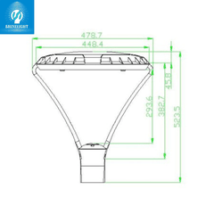 Cột đèn sân vườn hiện đại SLDSVHL 47