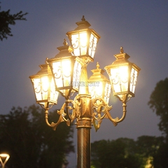 Cột đèn sân vườn tân cổ SL-Temple115