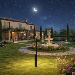 Cột đèn sân vườn SLHKF-4L