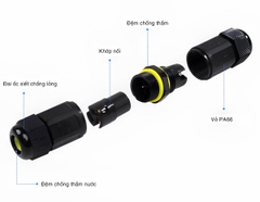 Đầu nối chống nước SL683-A