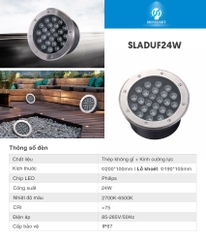 Đèn Âm Đất SLADUF24W