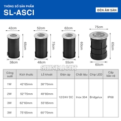 Đèn âm sàn SL-ASCI