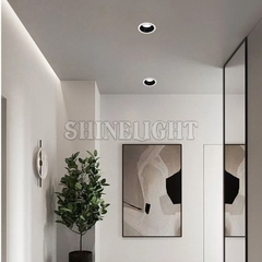 Đèn led âm trần Spotlight SLCB75 chóa vàng
