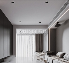 Đèn led âm trần Spotlight SLCB75 chóa bạc
