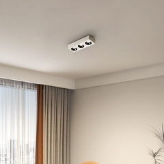 Đèn âm trần gắn nổi vuông mỏng SLATSM