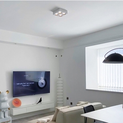 Đèn âm trần gắn nổi vuông mỏng SLATSM