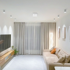 Đèn âm trần gắn nổi vuông mỏng SLATSM