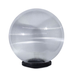 Đèn cầu Globe PMMA trắng sọc