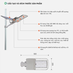 Đèn đường năng lượng mặt trời SL-CSD35