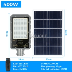 Đèn đường năng lượng mặt trời SL-MN400