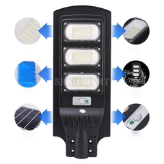Đèn đường năng lượng mặt trời liền pin 90W