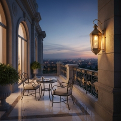 Đèn gắn tường đồng 2266