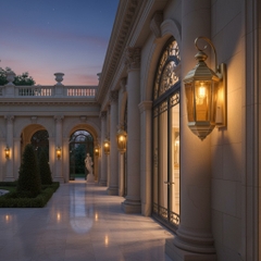 Đèn gắn tường đồng 2266