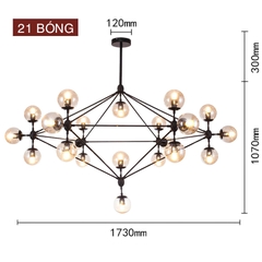 Đèn thả trang trí SL-DT22021 (21 bóng)