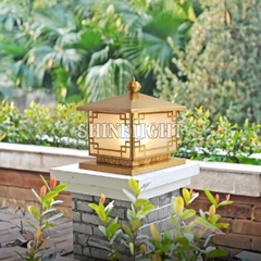 Đèn trụ cổng đồng SL5006