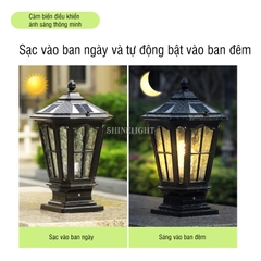 Đèn trụ cổng năng lượng mặt trời SLDTC136MT