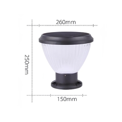 Đèn trụ cổng năng lượng mặt trời SLGL3002