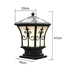 Đèn trụ cổng năng lượng mặt trời ROL136 NL