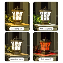 Đèn trụ cổng năng lượng mặt trời ROL136 NL