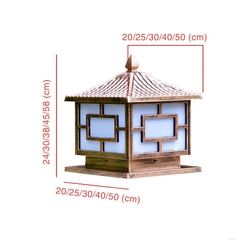 Đèn trụ cổng SLDTC02