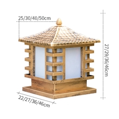 Đèn trụ cổng SLTC21T