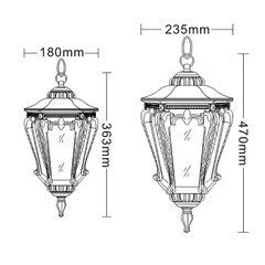 Đèn gắn tường cổ điển SL-M087