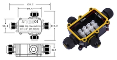 Hộp nối chống nước SL686-4