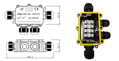 Hộp nối chống nước SL686-4A