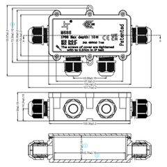 Hộp nối chống nước SL686-4B