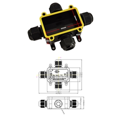 Hộp nối chống nước SL686-4C