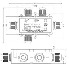 Hộp nối chống nước SL686-5B
