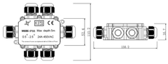 Hộp nối chống nước SL686-6A
