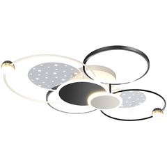ĐÈN MÂM LED ỐP 888 ĐEN