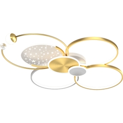 ĐÈN MÂM LED ỐP 888 VÀNG