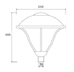 Đèn sân vườn ISLA LED